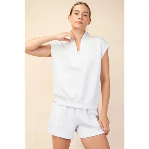 Modal Short Set - Light Grey