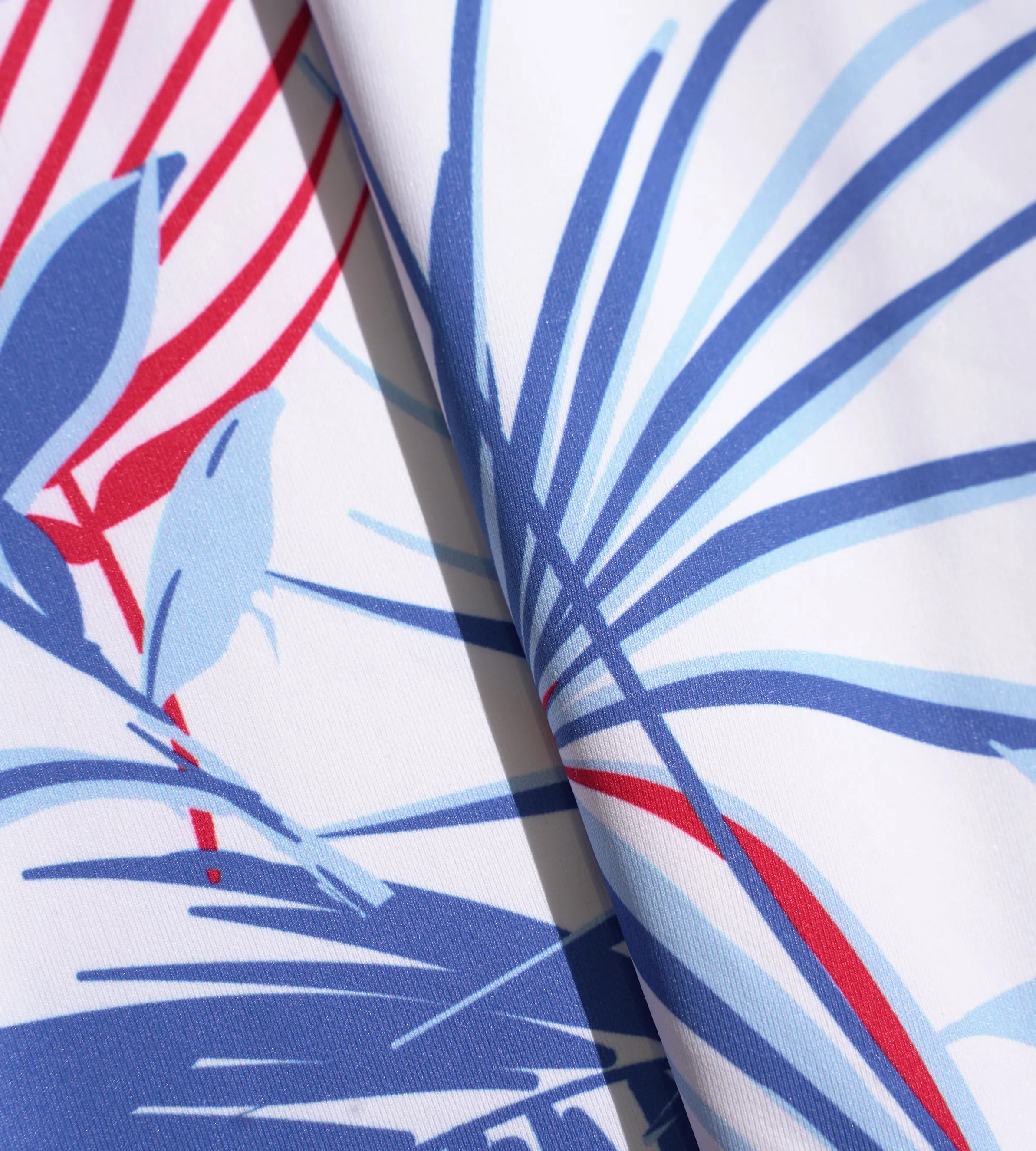 NEON TROPIC POLO - WHITE
