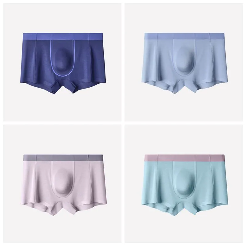 No-Chafe Pouch - Men's Modal Trunks (4 pack) - JEWYEE M22
