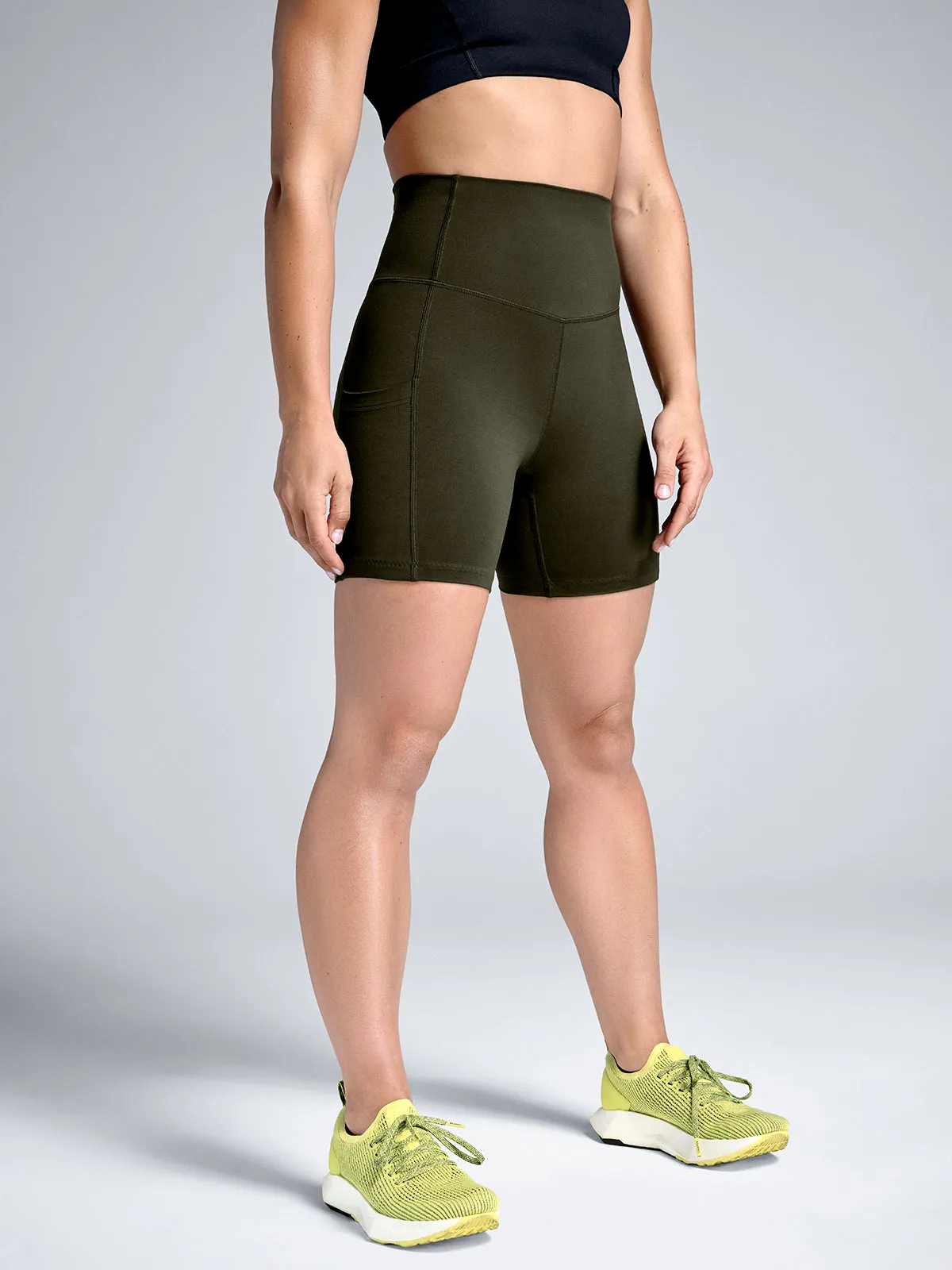 OBSESSION 6" Bike Short Olive