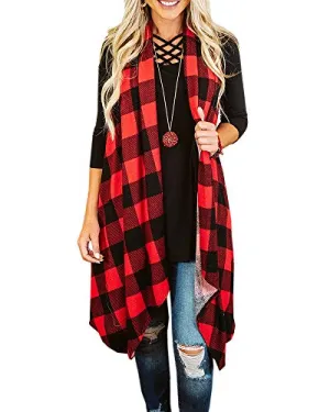 Old Faithful Buffalo Plaid Cardigan