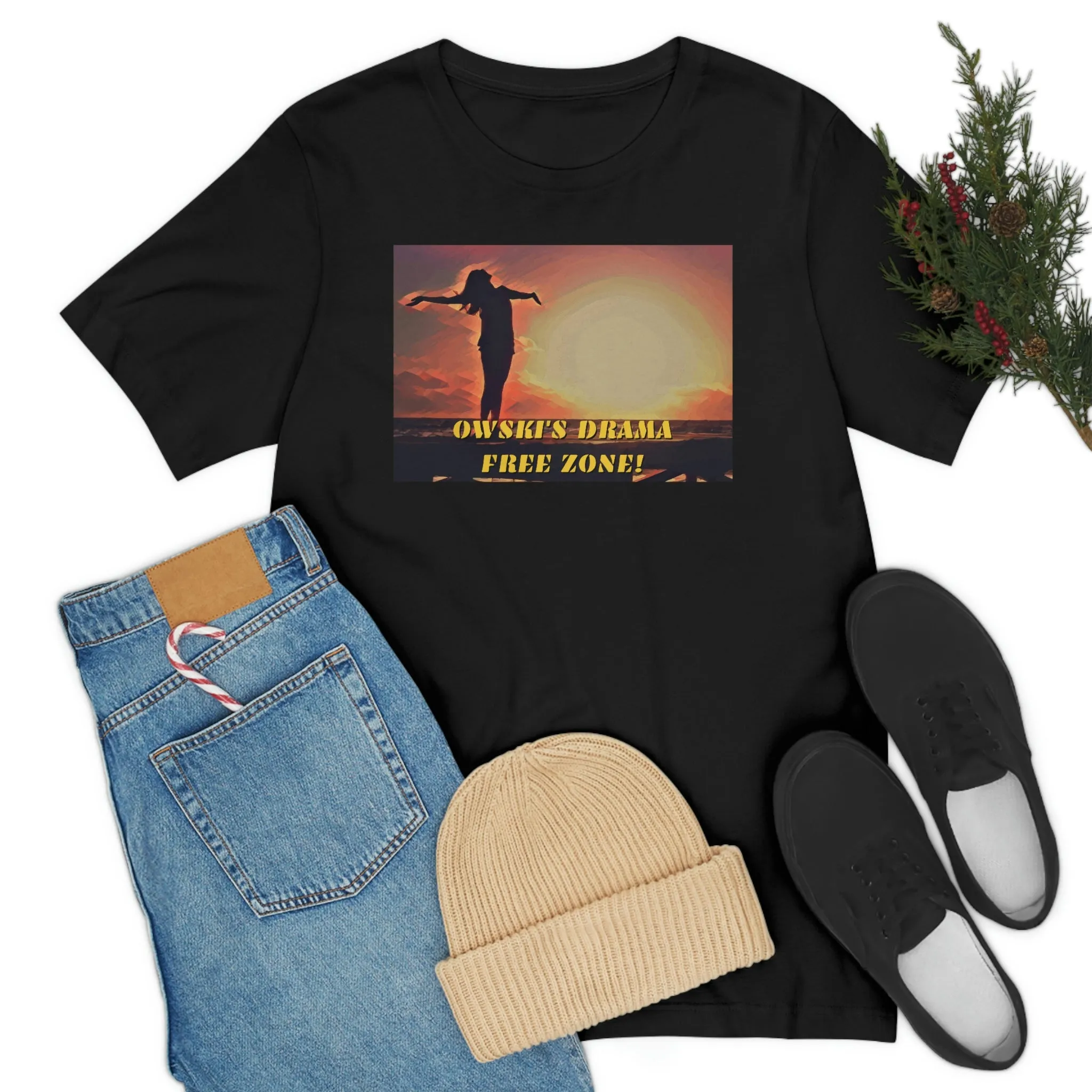 Owski's Drama Free Zone! Short Sleeve Tee