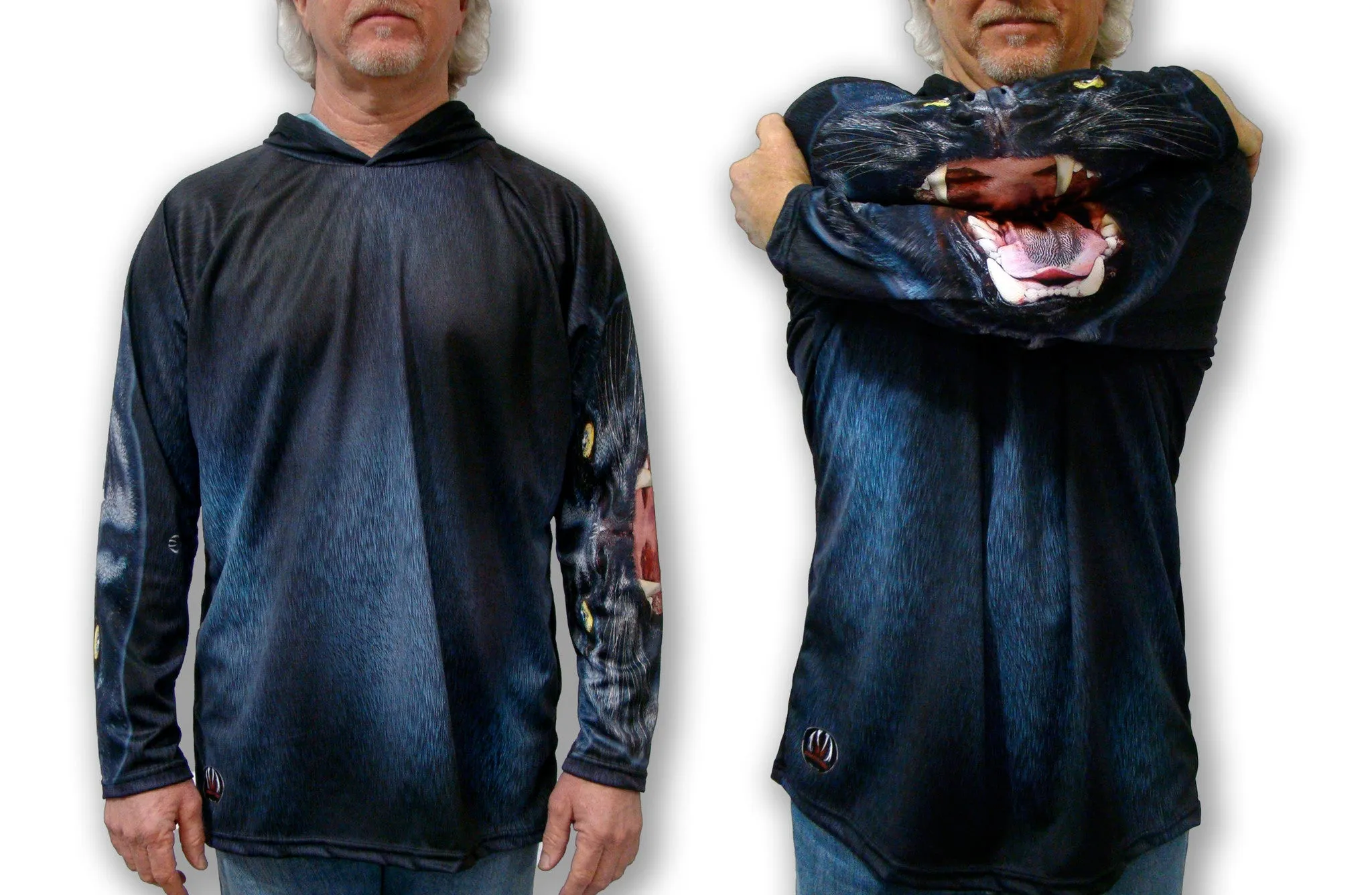 PANTHER Hoodie Sport Shirt by MOUTHMAN®