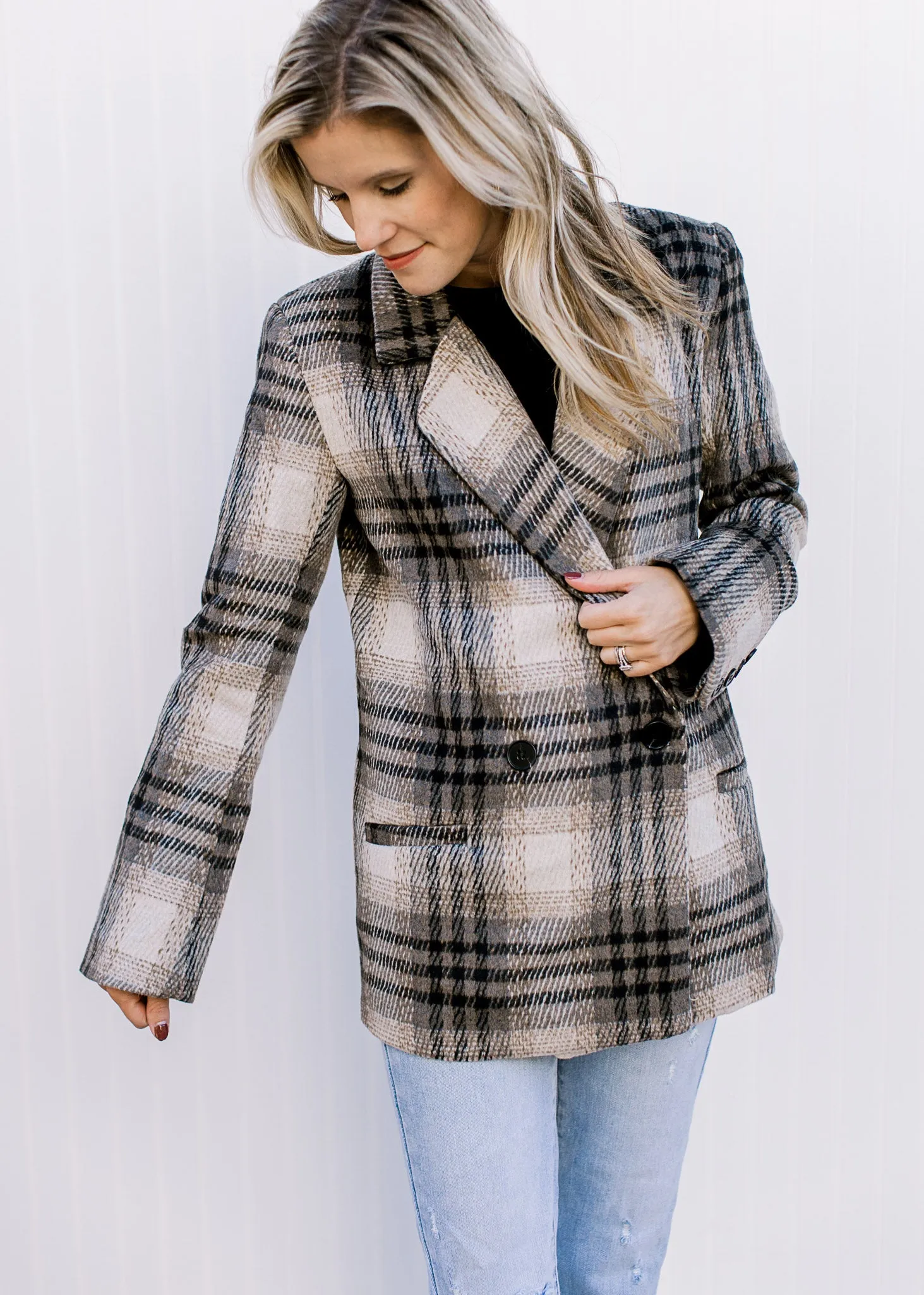 Patricia Plaid Jacket B