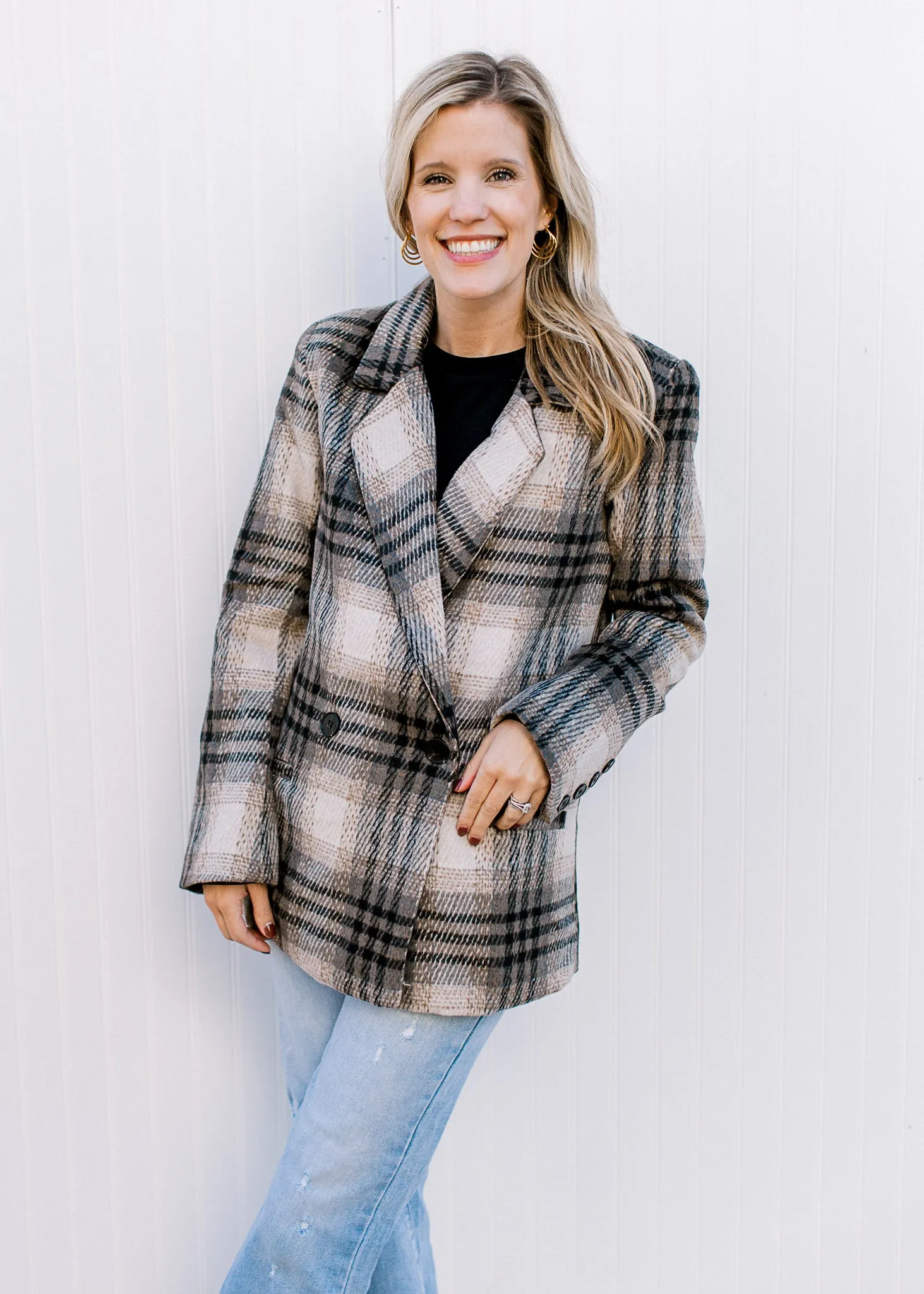 Patricia Plaid Jacket B