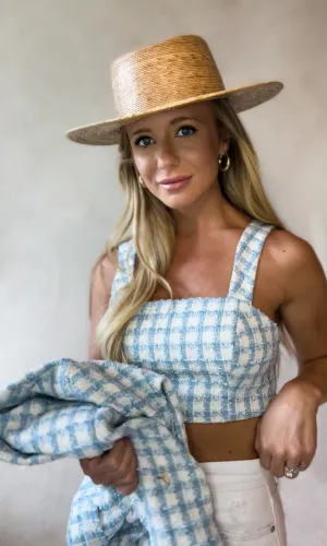 Pearl Tweed Cropped Set