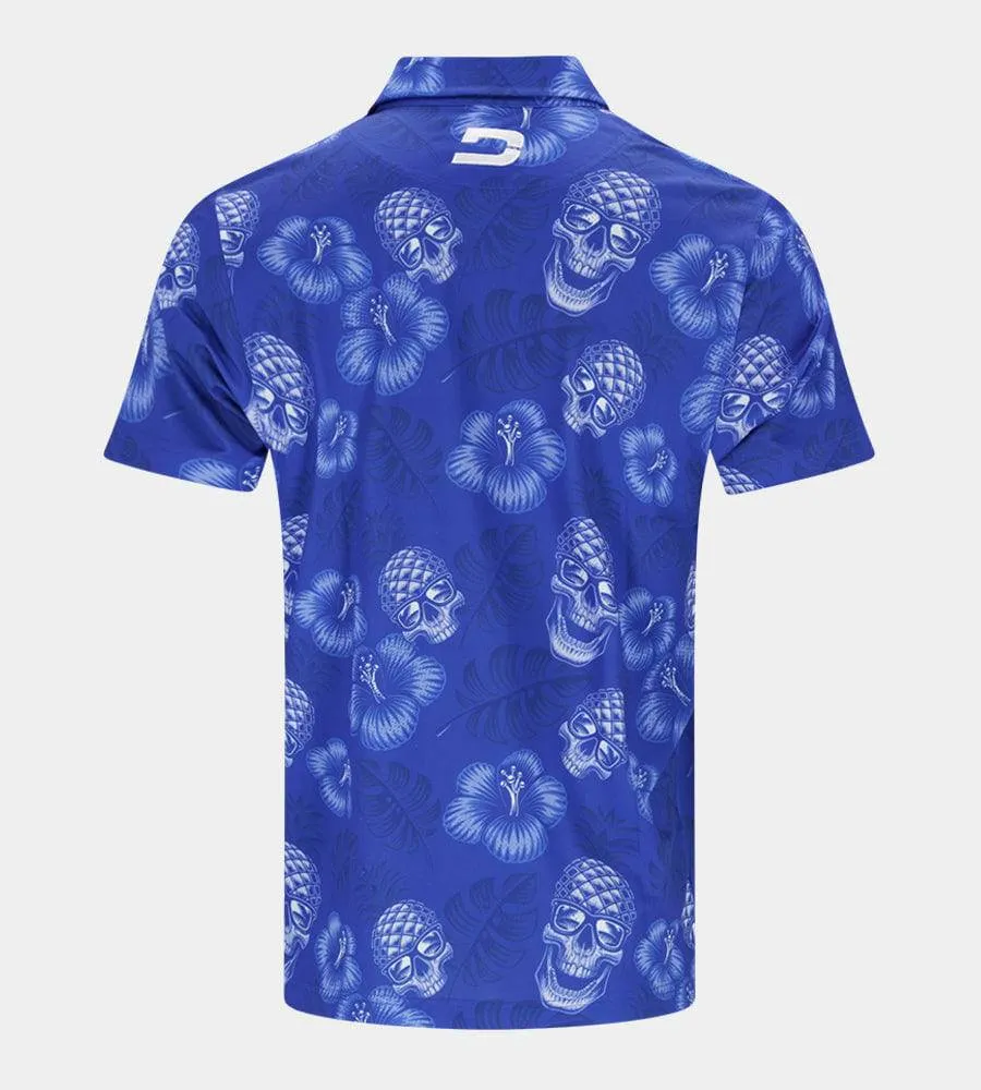 PINEAPPLE SKULLZ 2.0 POLO - BLUE