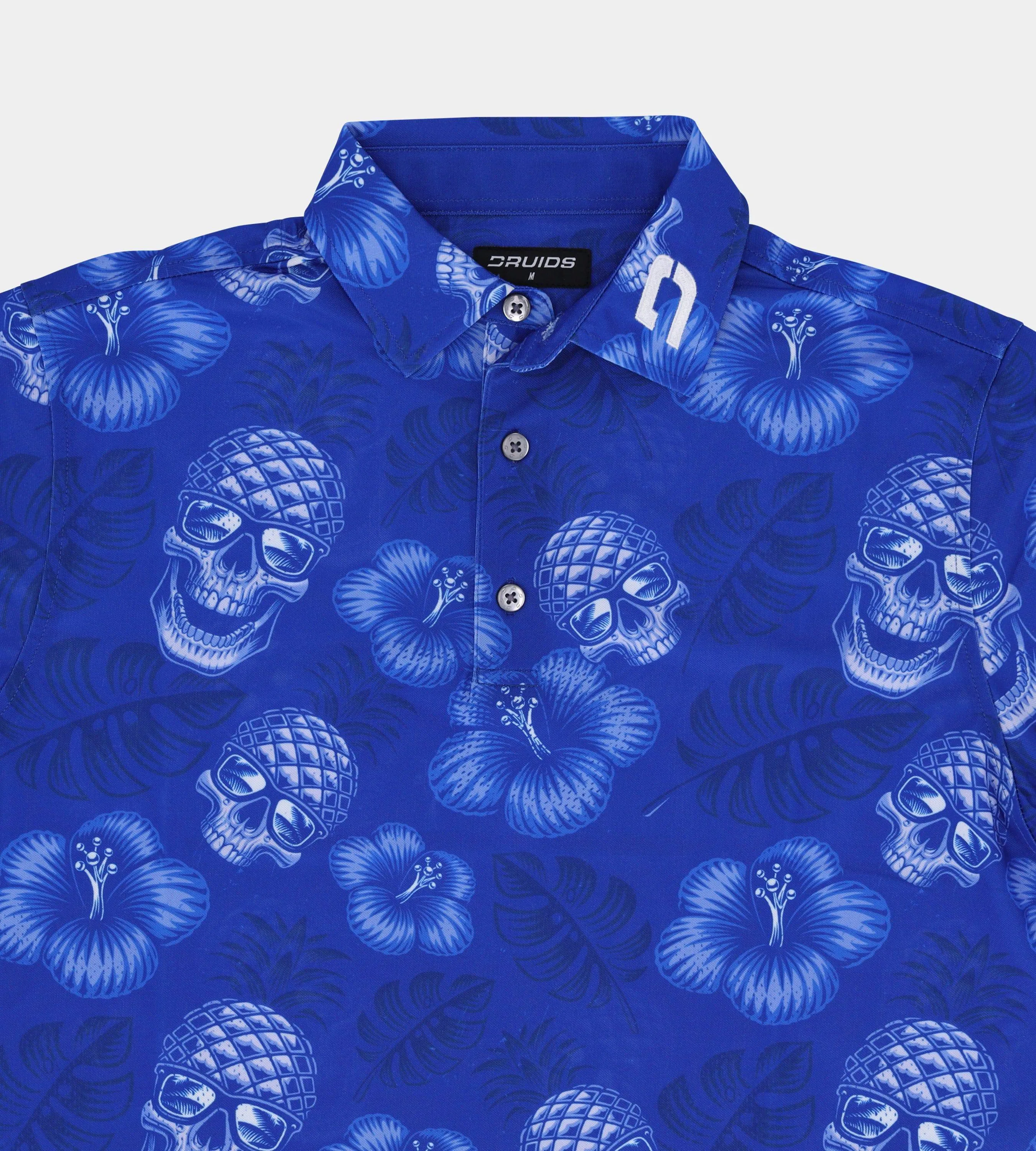 PINEAPPLE SKULLZ 2.0 POLO - BLUE