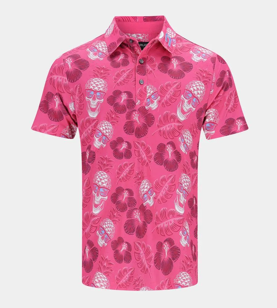 PINEAPPLE SKULLZ 2.0 POLO - PINK