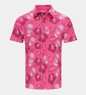 PINEAPPLE SKULLZ 2.0 POLO - PINK