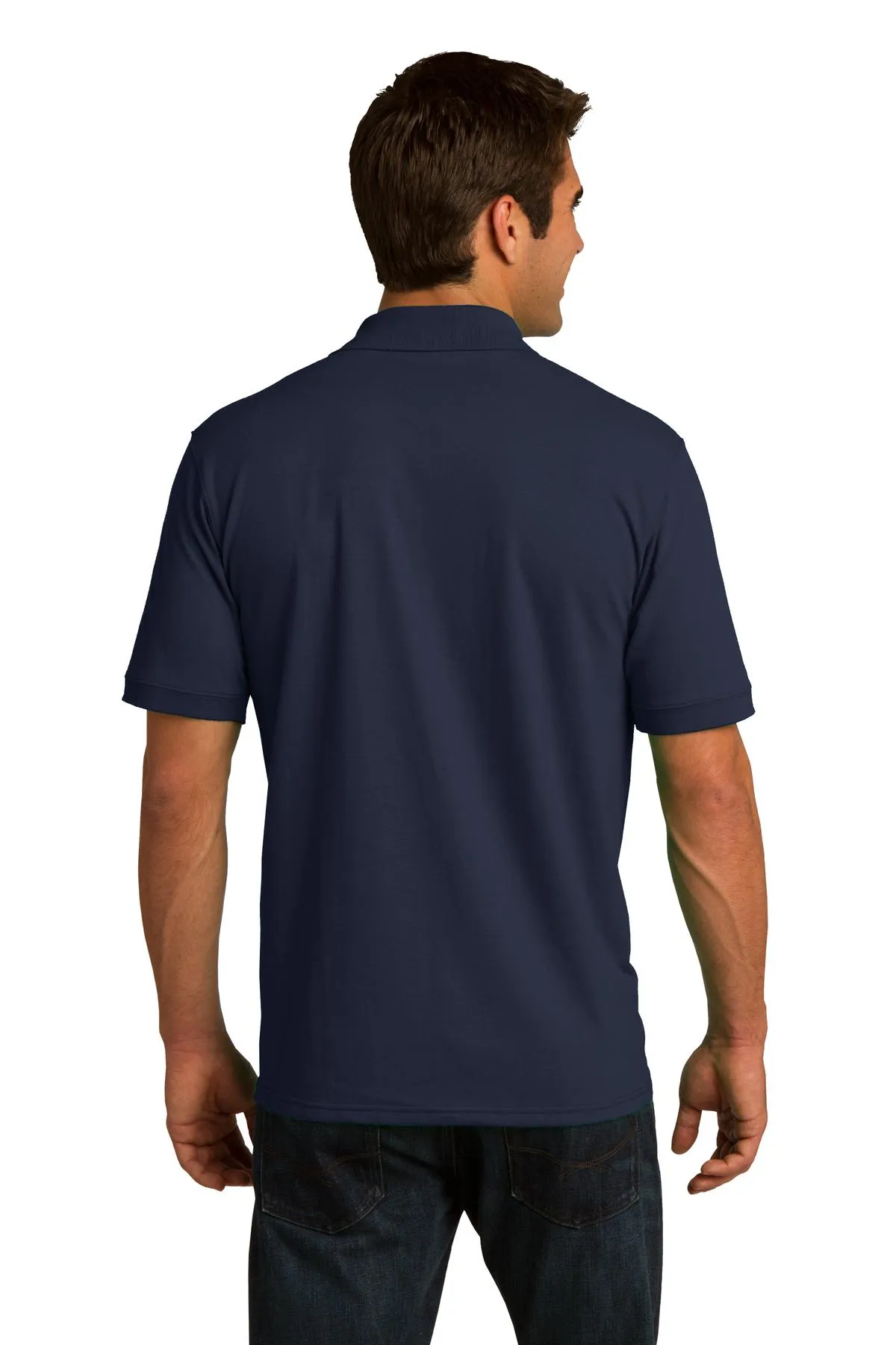 Port & Company Tall Core Blend Jersey Knit Polo. KP55T Deep Navy Tall