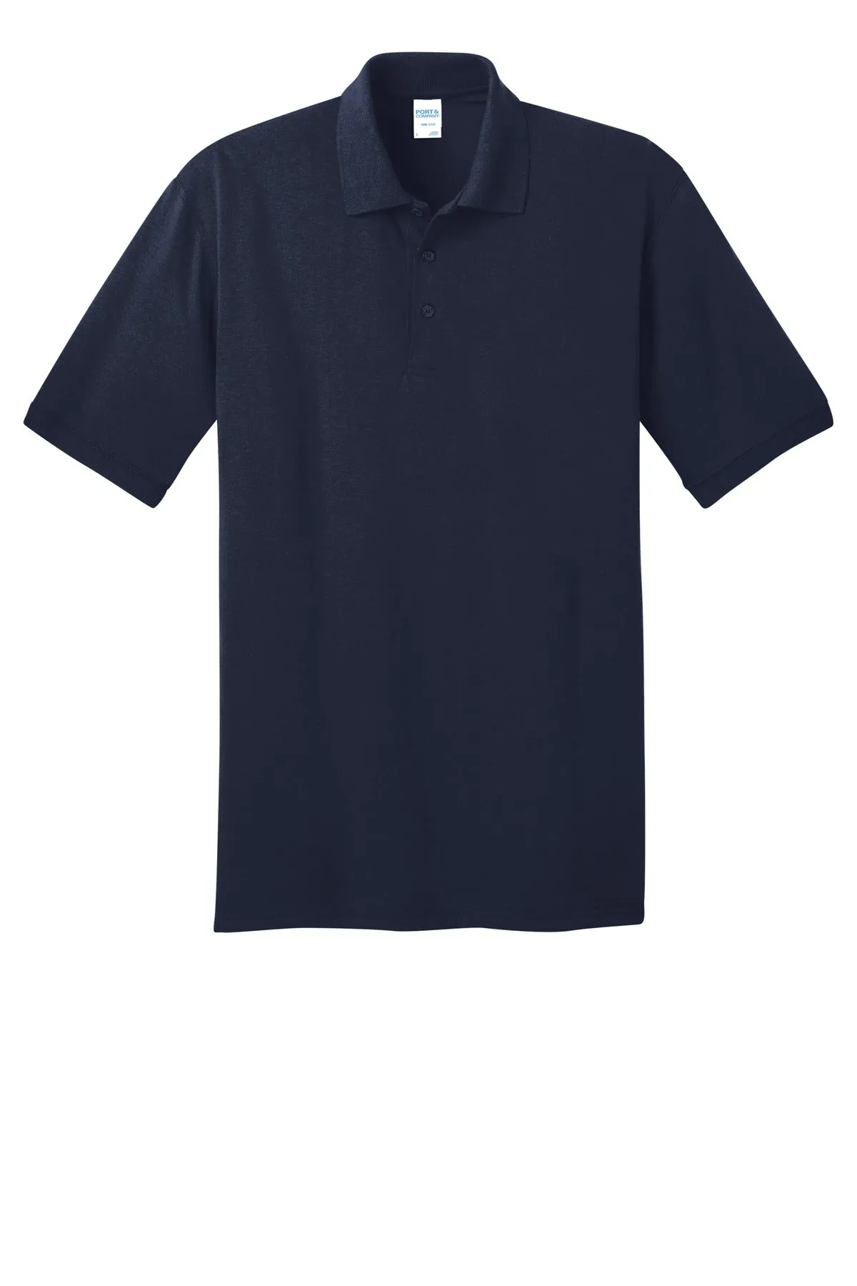 Port & Company Tall Core Blend Jersey Knit Polo. KP55T Deep Navy Tall