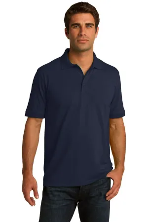 Port & Company Tall Core Blend Jersey Knit Polo. KP55T Deep Navy Tall