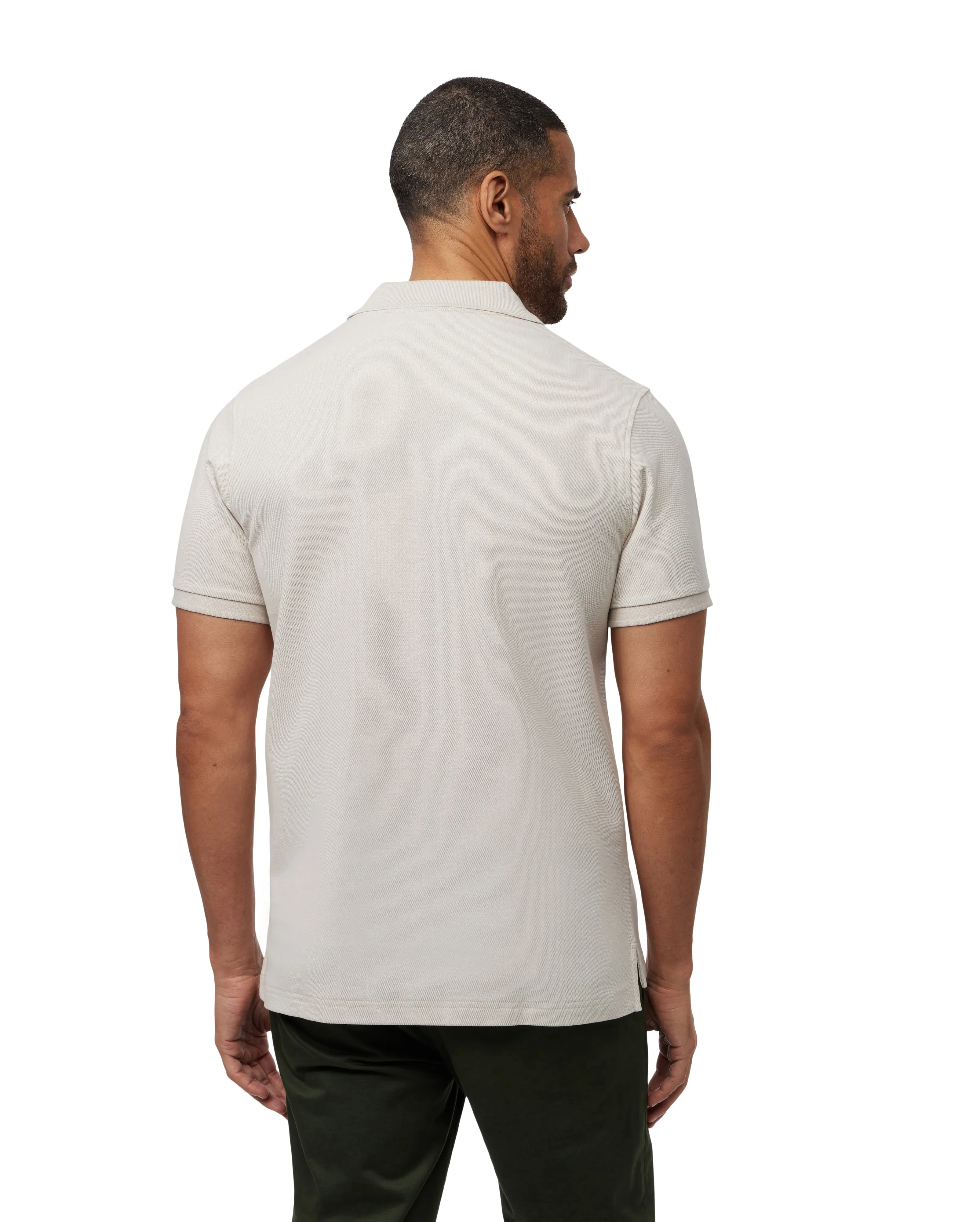 Psycho Bunny Men's Classic Polo - Natural Linen