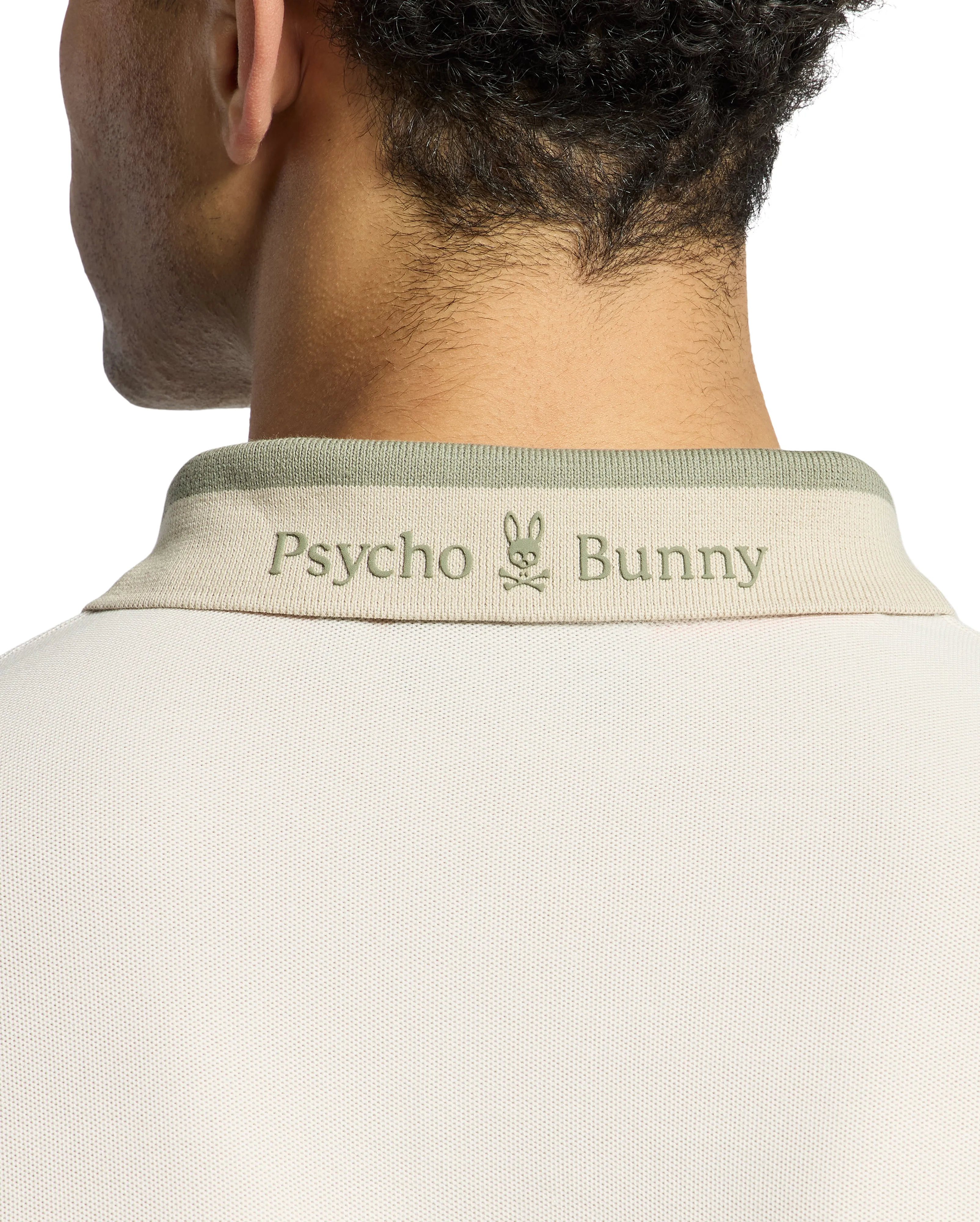 Psycho Bunny Men's Thatcher Polo - Natural Linen