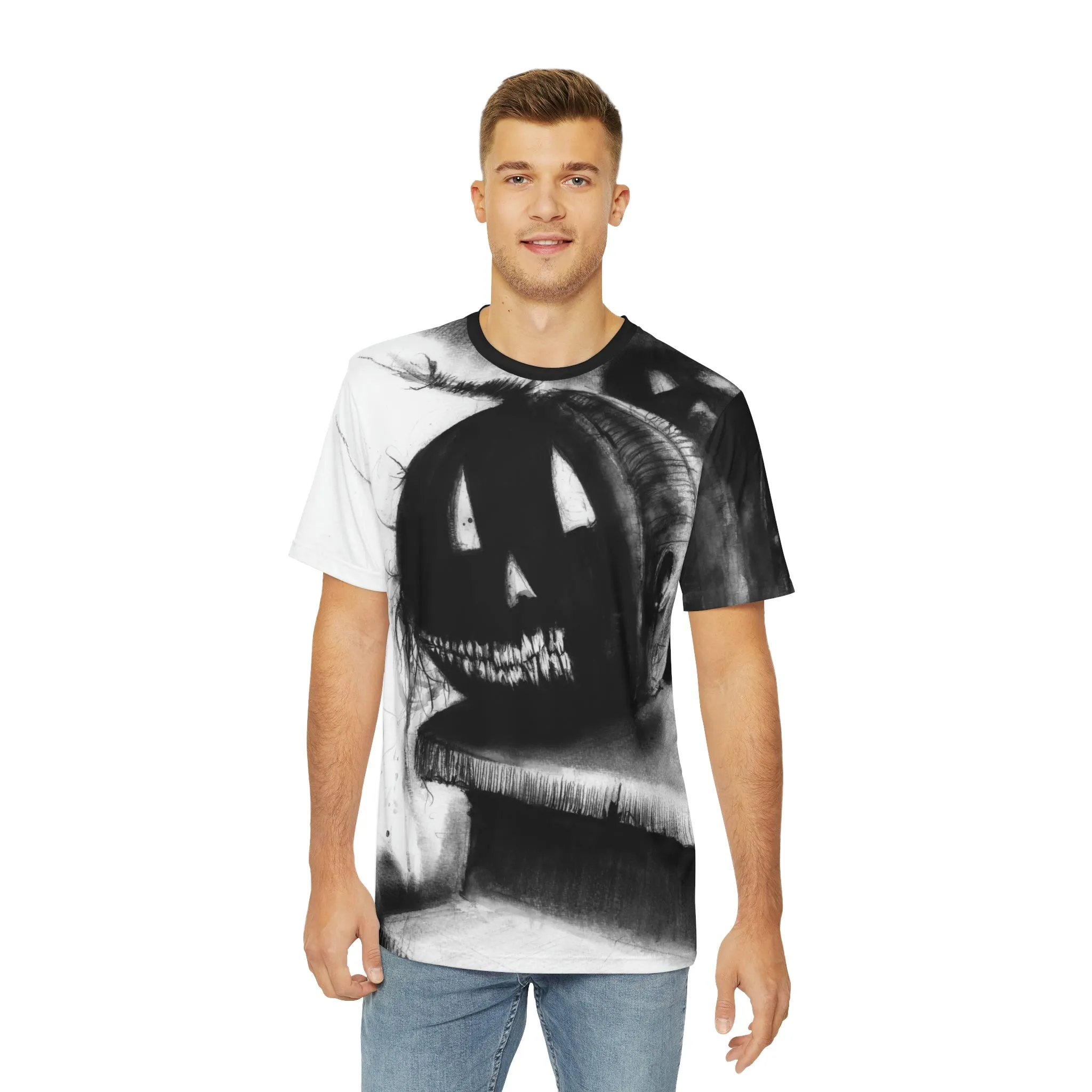 Pumpkin Men's Polyester Tee (AOP)