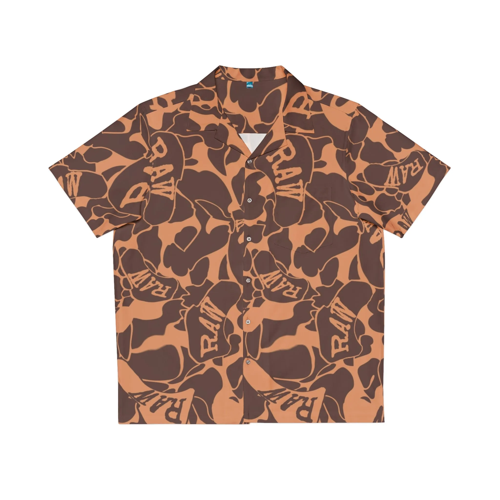 RAW SUSHI "RAW CAMO PRINT" Hawaiian Shirt - Casual