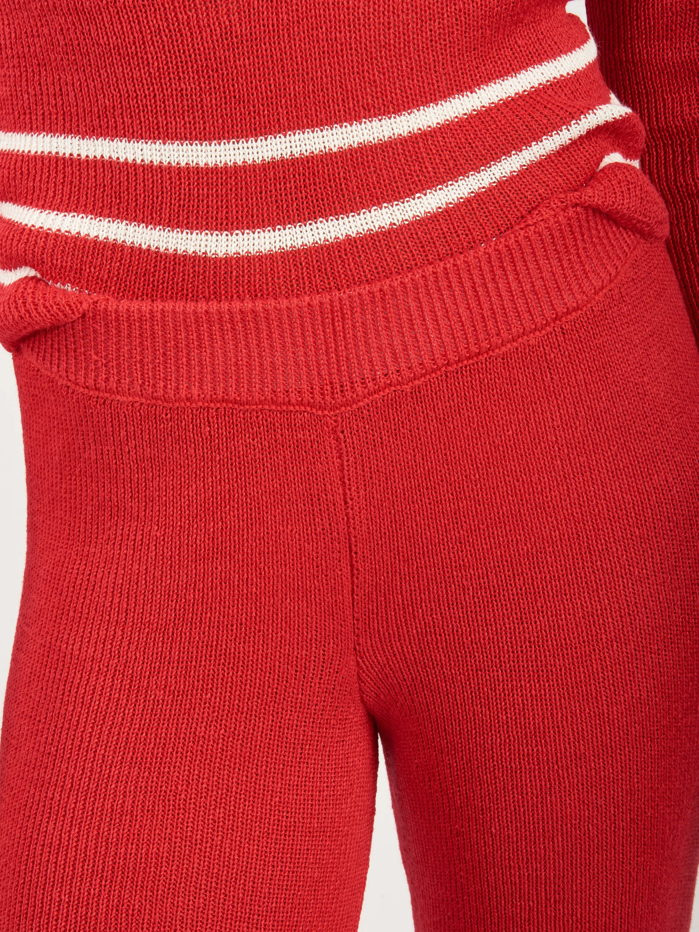 Red Quincy Stripe Jogger
