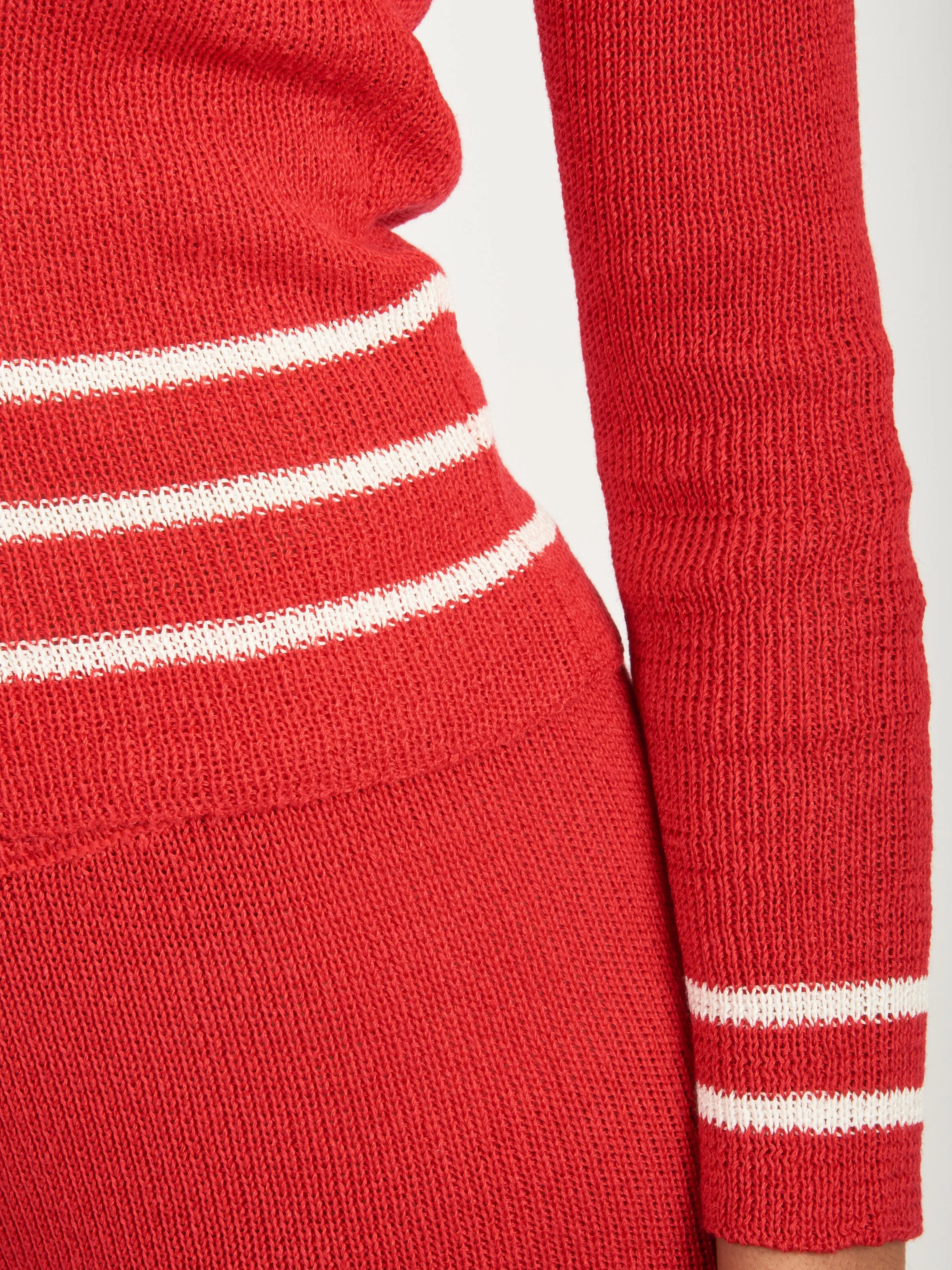 Red Quincy Stripe Jogger