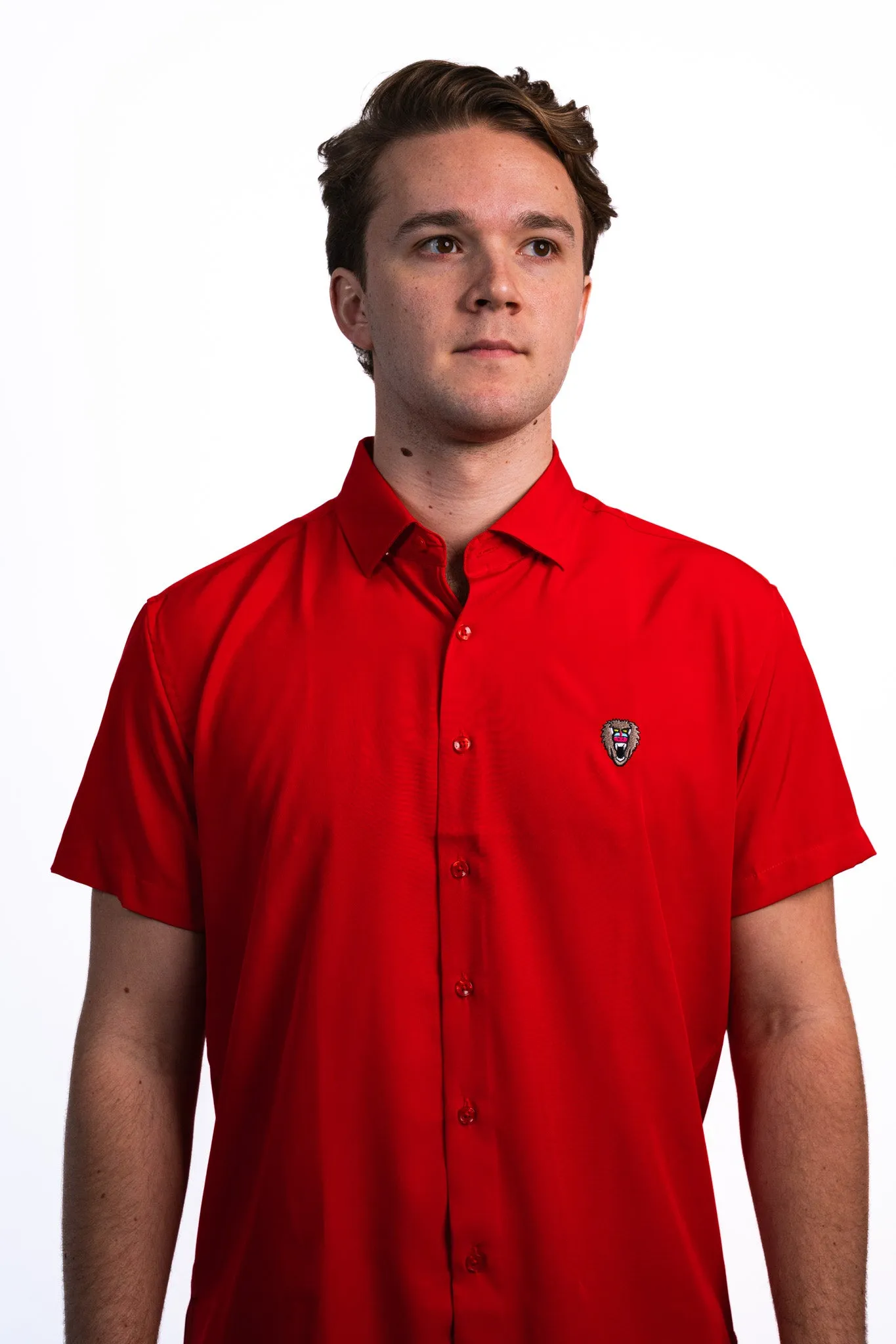 RED SOLID WOVEN