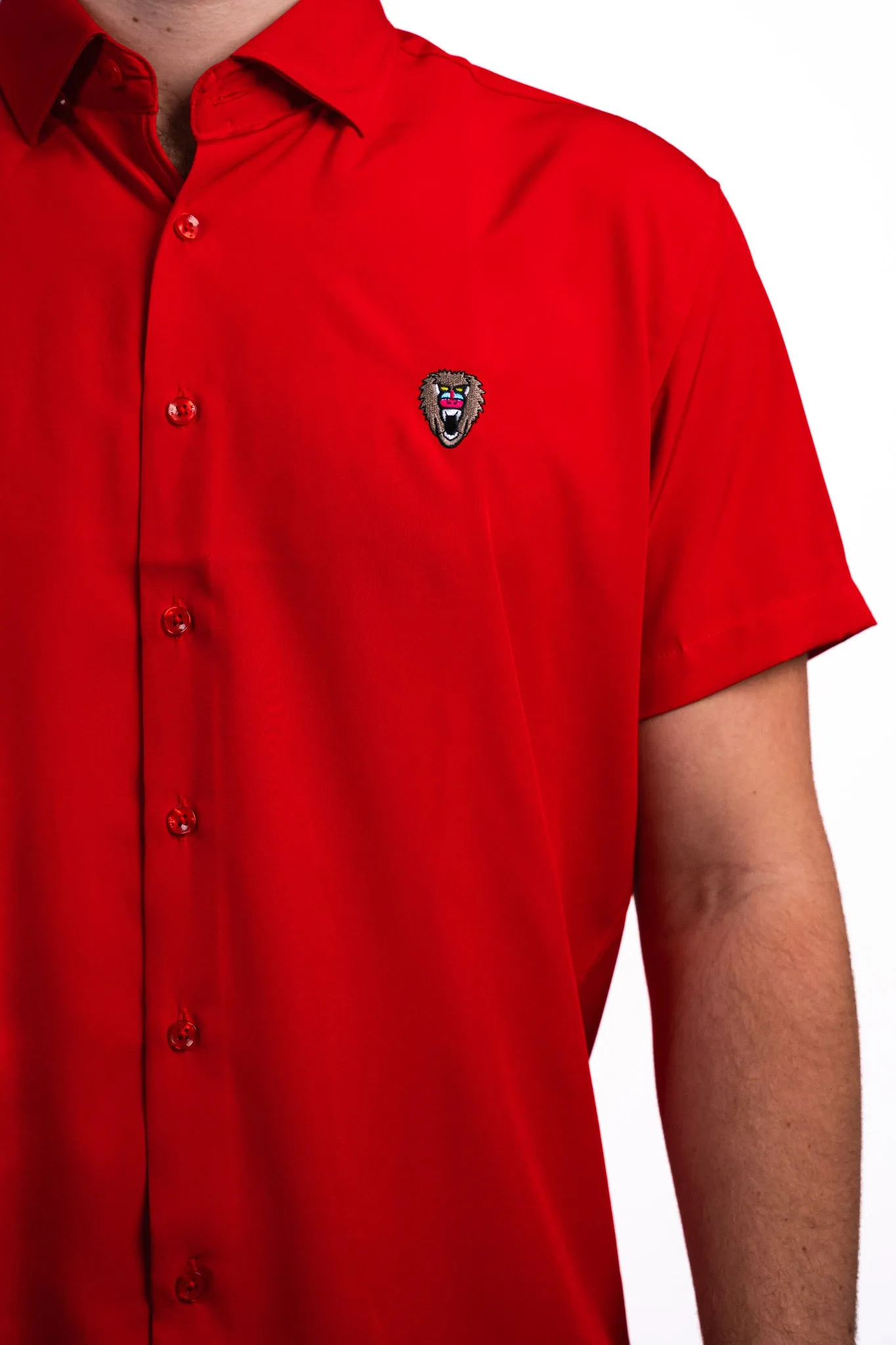 RED SOLID WOVEN