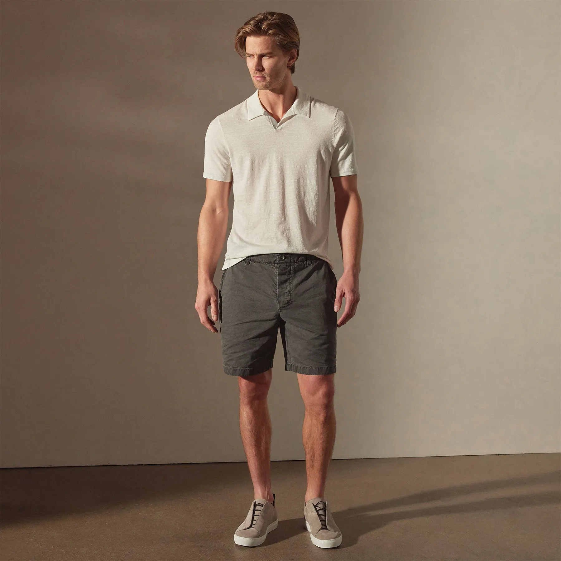 Relaxed Fit Work Short - Pipe Pigment