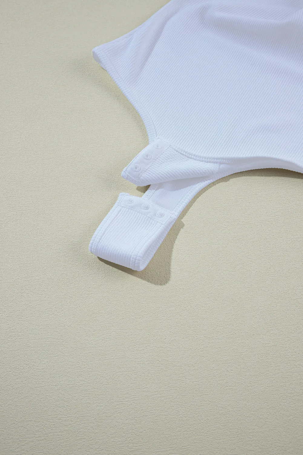 Ribbed Knit Sleeveless Bodysuit