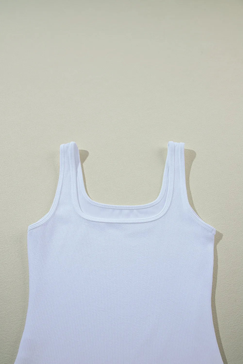 Ribbed Knit Sleeveless Bodysuit