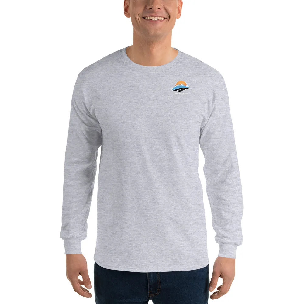 RV Lifestyle Men’s Long Sleeve Shirt - Black, Navy, Military Green Indigo Blue, Sport Grey