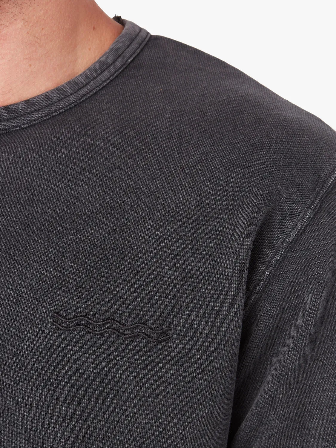 Saltaire Crewneck | Black