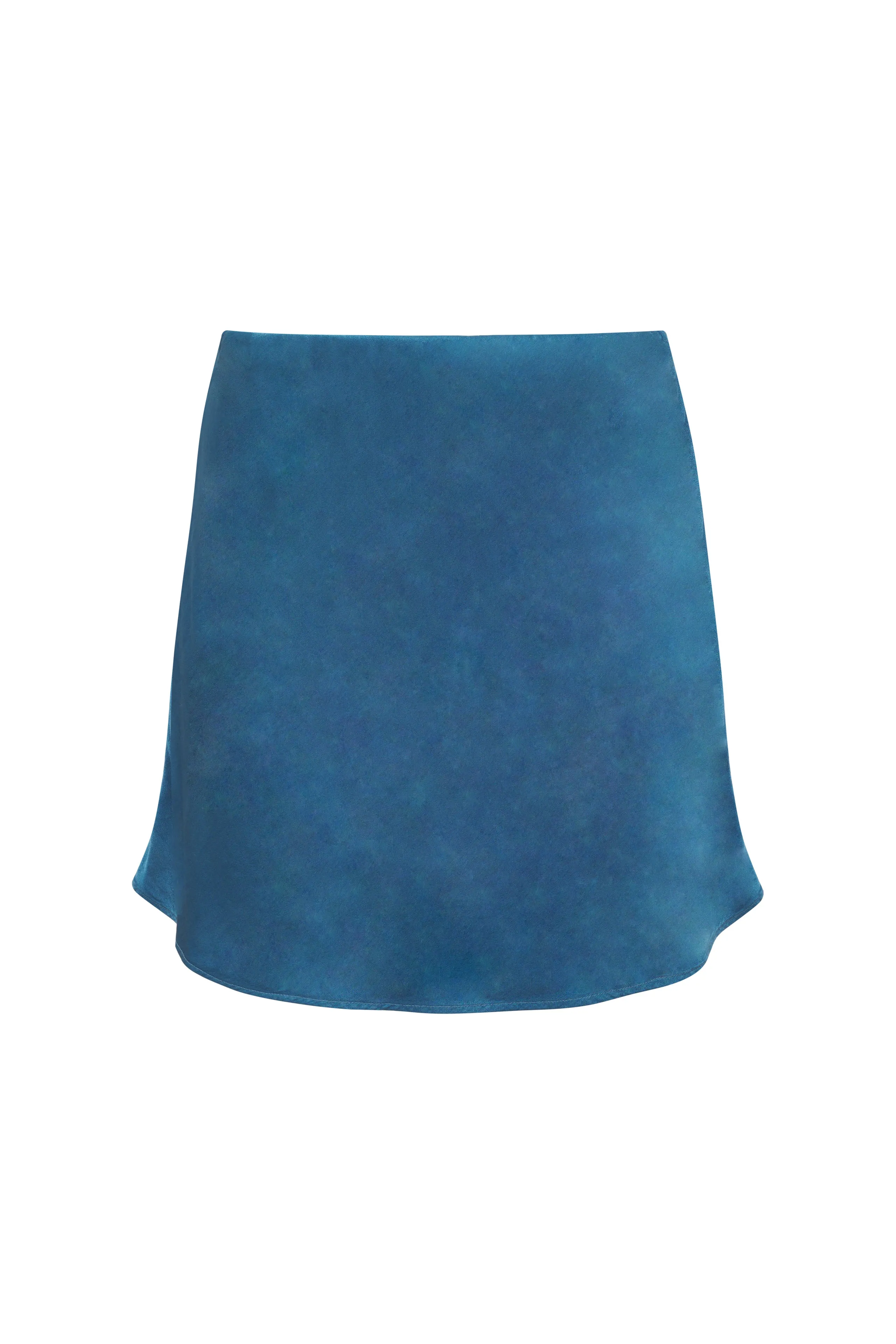 Satin Bias Mini Skirt