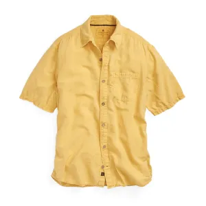 Short-Sleeve Beachwashed Linen-Cotton Shirts