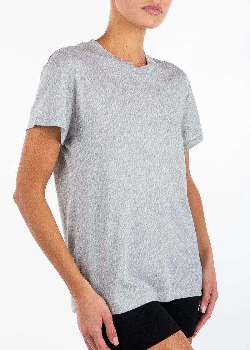 Short Sleeve Boyfriend Tee (Grey)