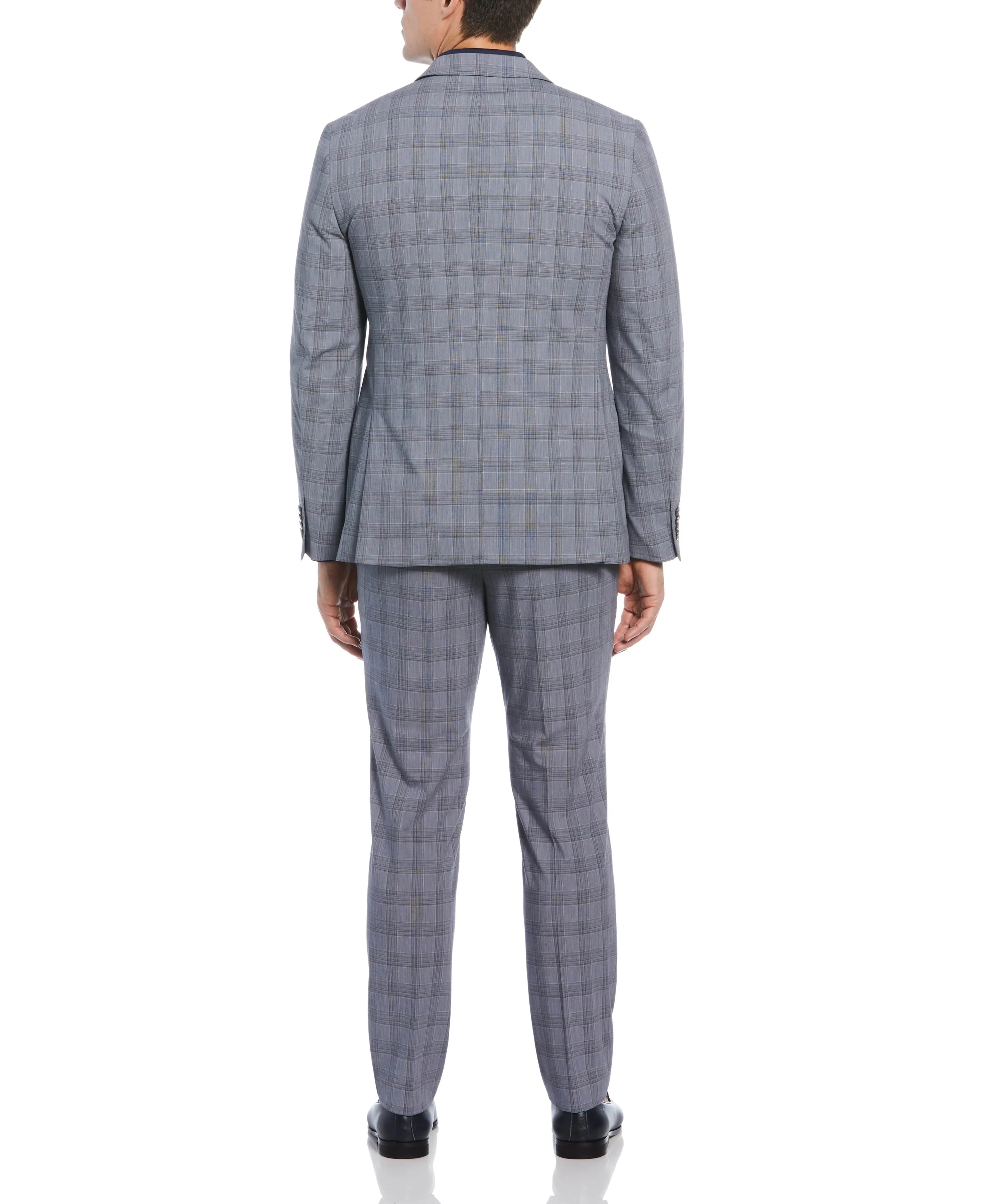 Slim Fit Plaid Suit Jacket