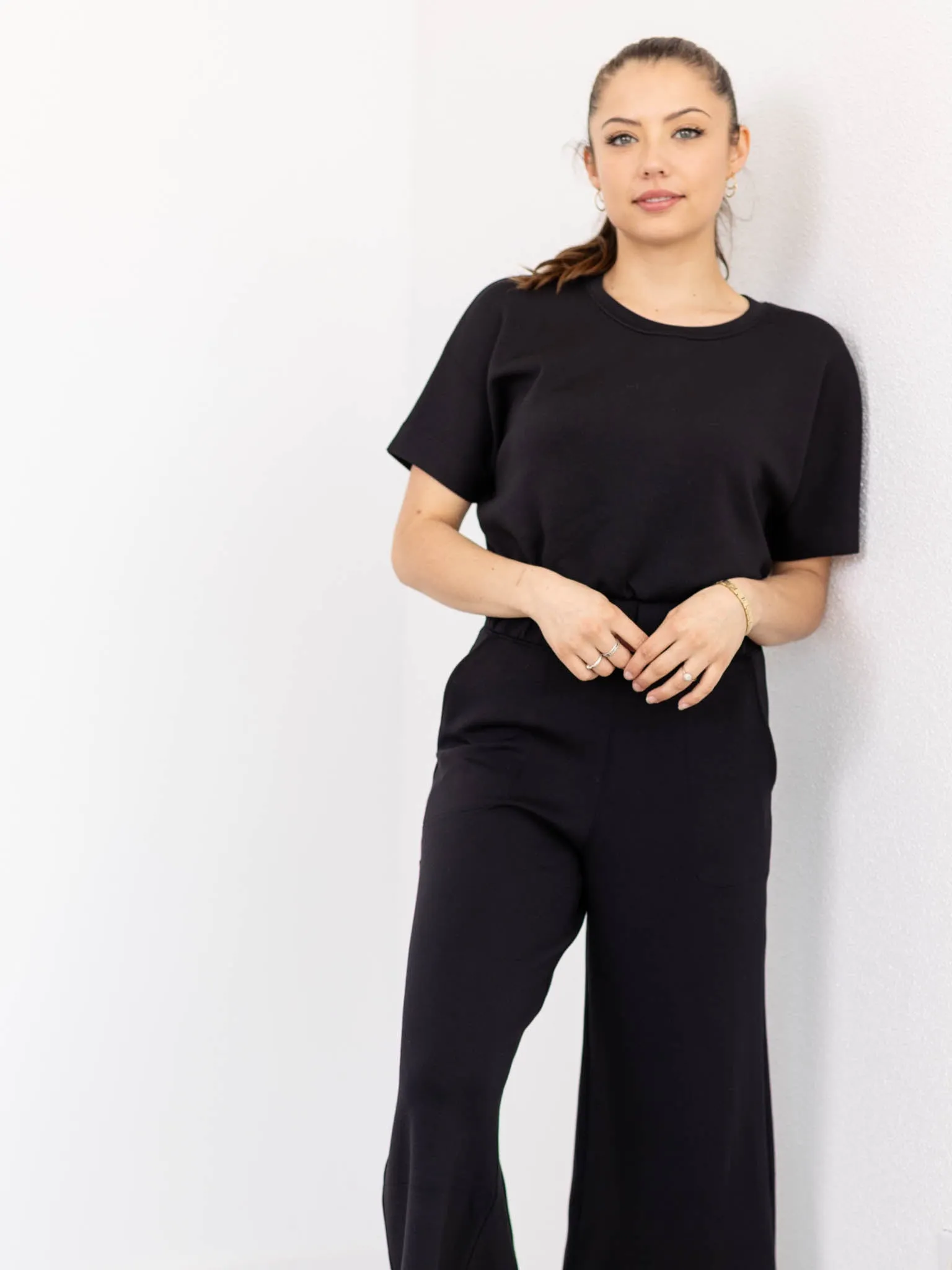 SPANX Air Essentials Crop Wide Leg Jumpsuit