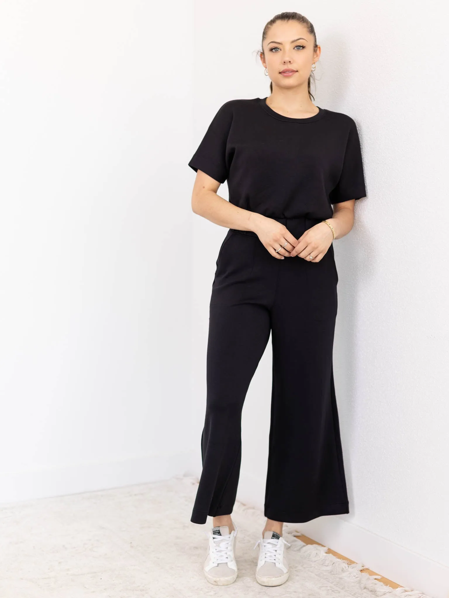 SPANX Air Essentials Crop Wide Leg Jumpsuit