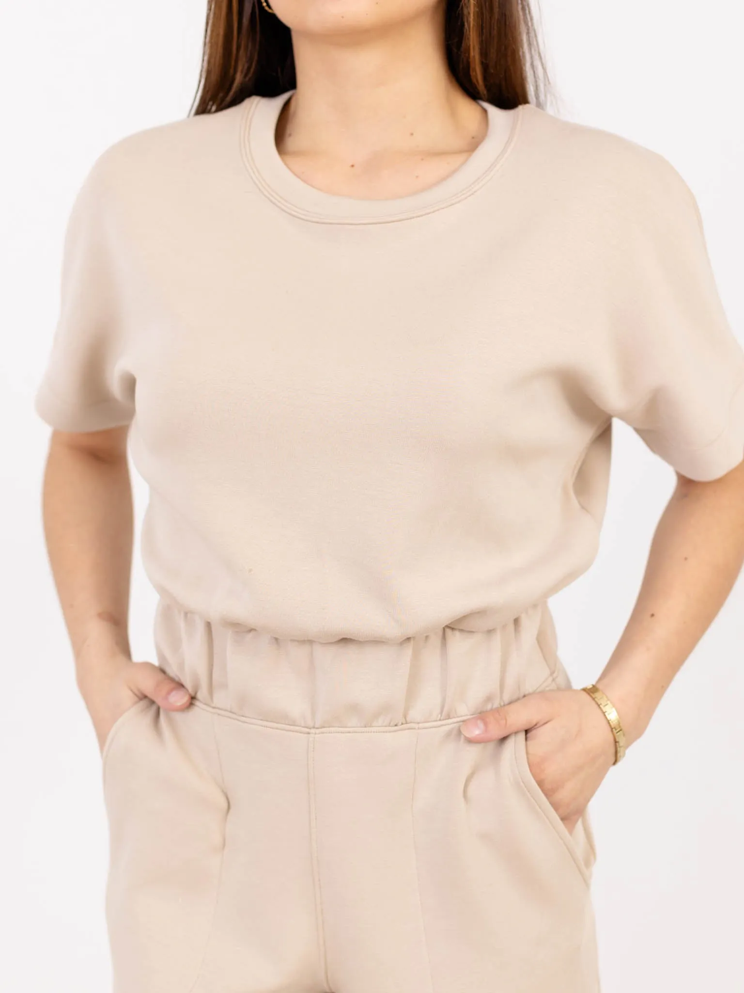 SPANX Air Essentials Crop Wide Leg Jumpsuit