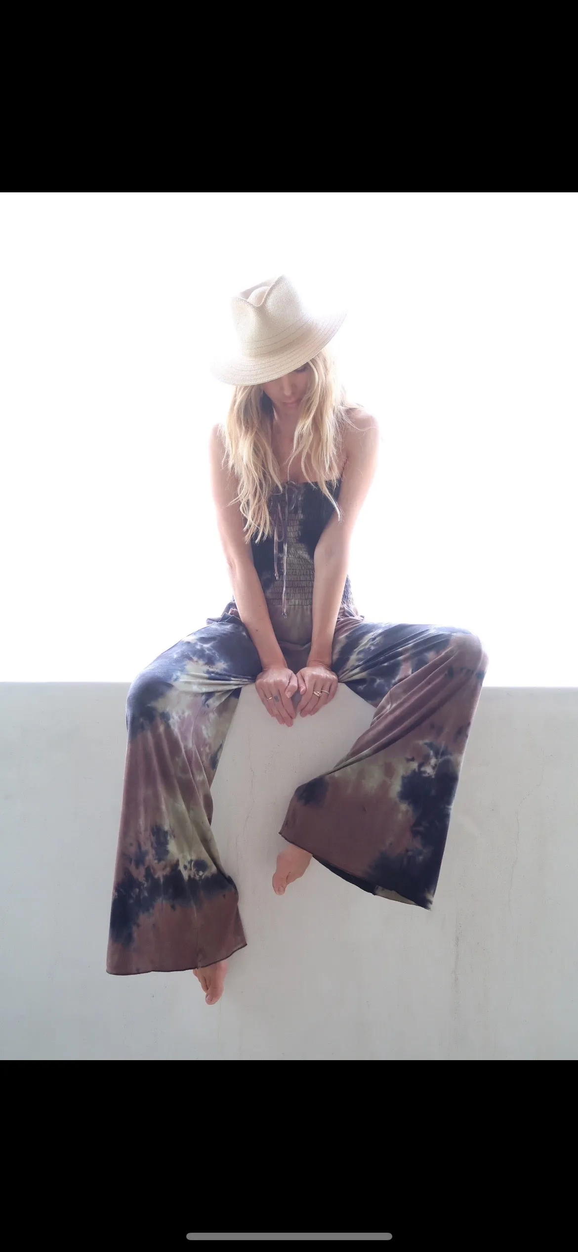 Strapless Elastic Jumpsuit