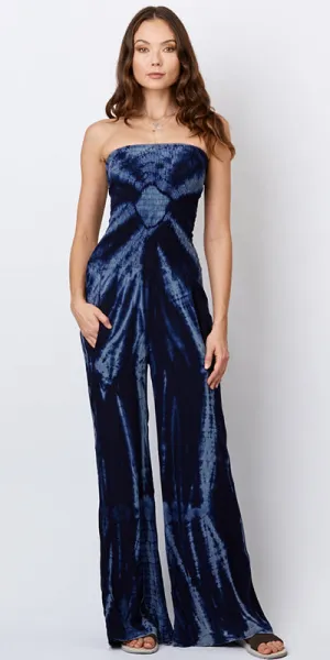 Strapless Elastic Jumpsuit