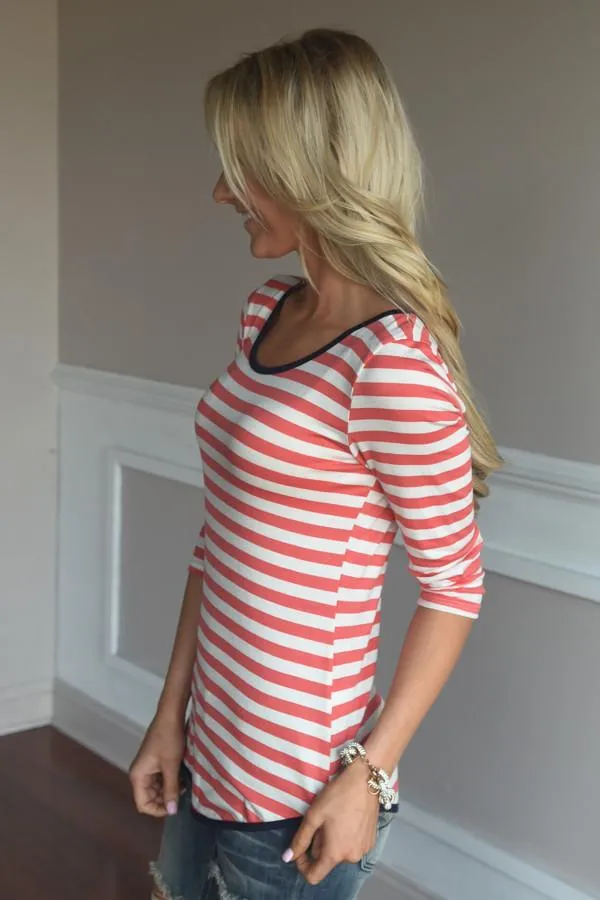 Sweet Escape Top ~ Navy