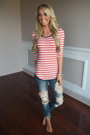 Sweet Escape Top ~ Navy