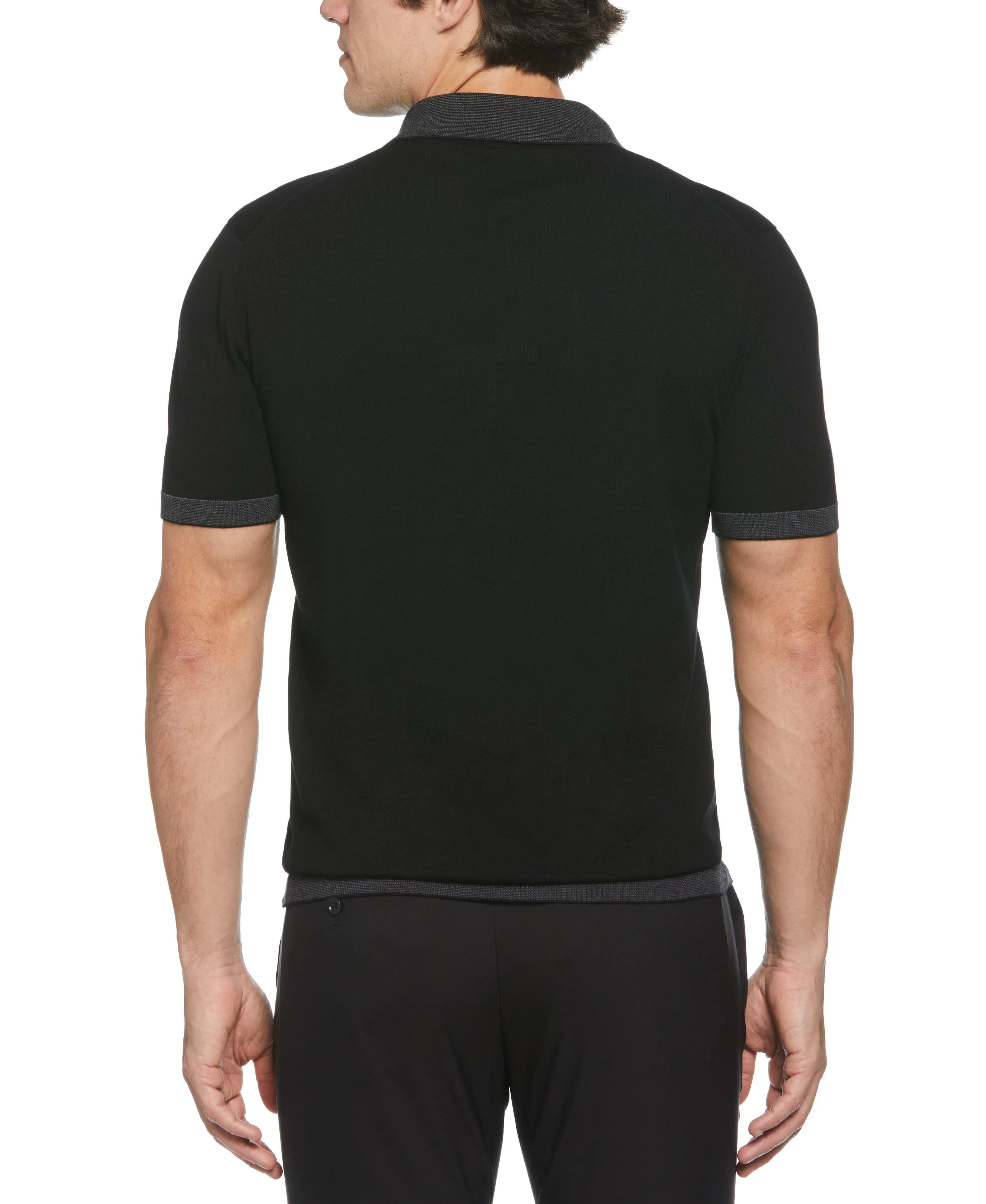 Tech Knit Contrast Sweater Polo