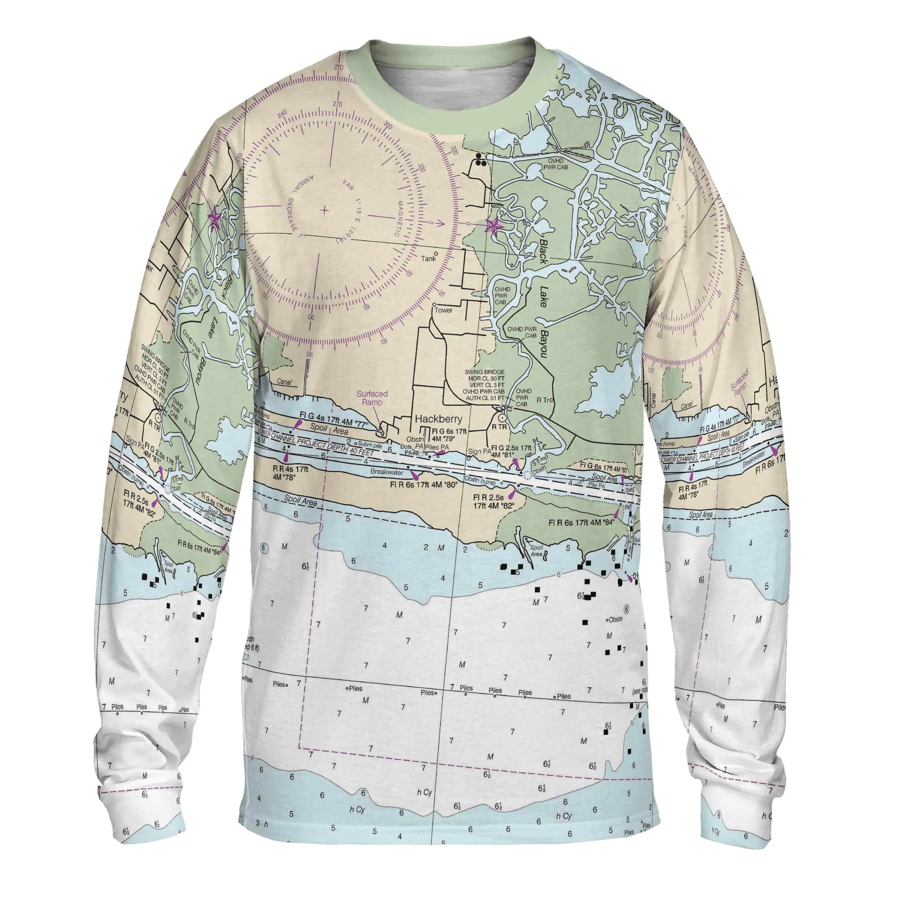 The Hackberry Louisiana Long Sleeve Tee