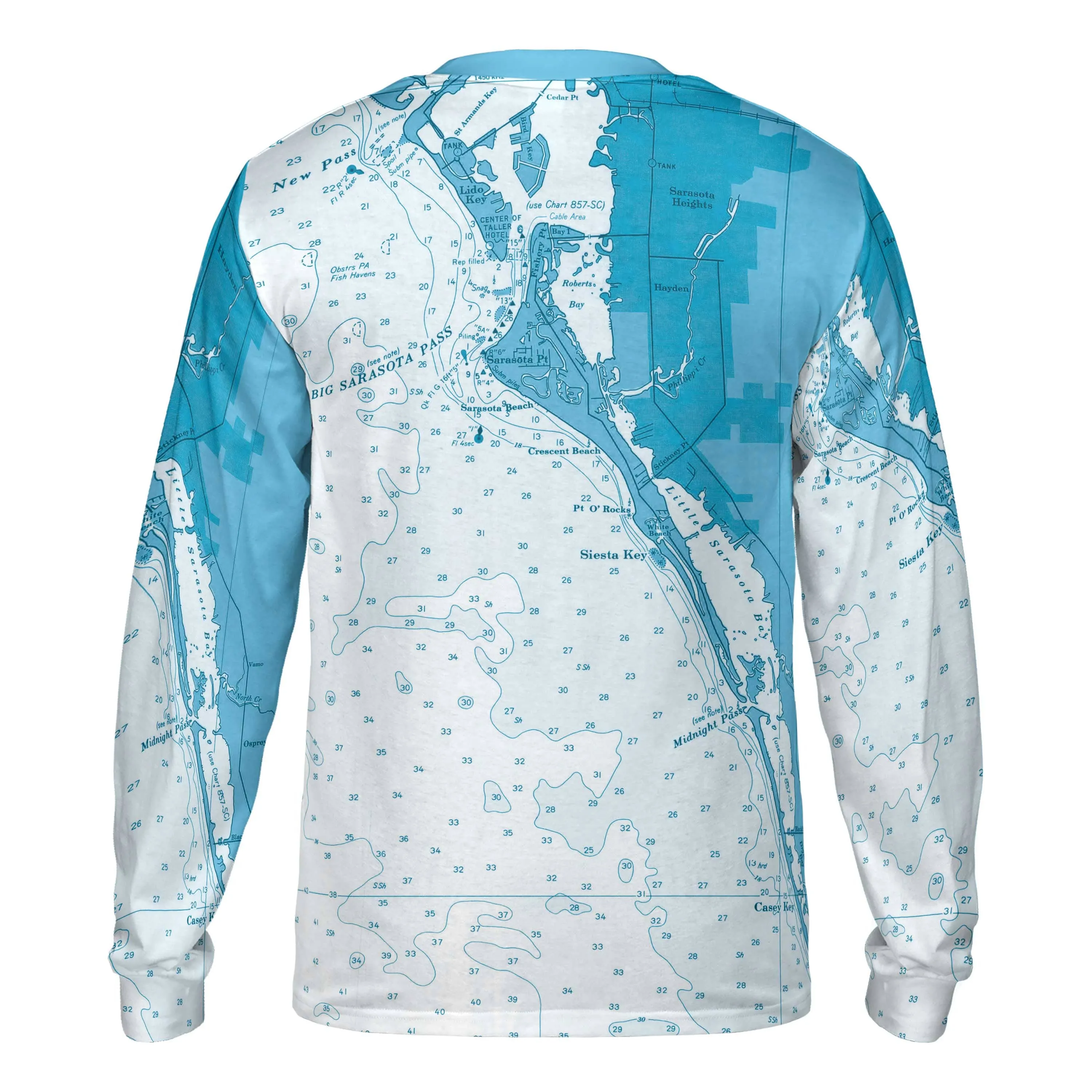 The Siesta Key Blues Long Sleeve Tee