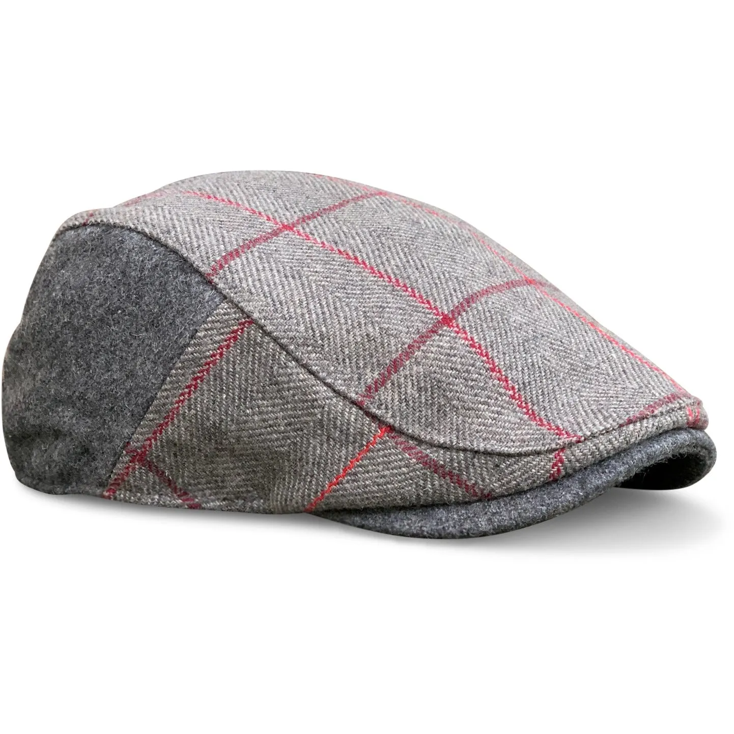 The Whiskey Boston Scally Cap - Cherry Oak Plaid