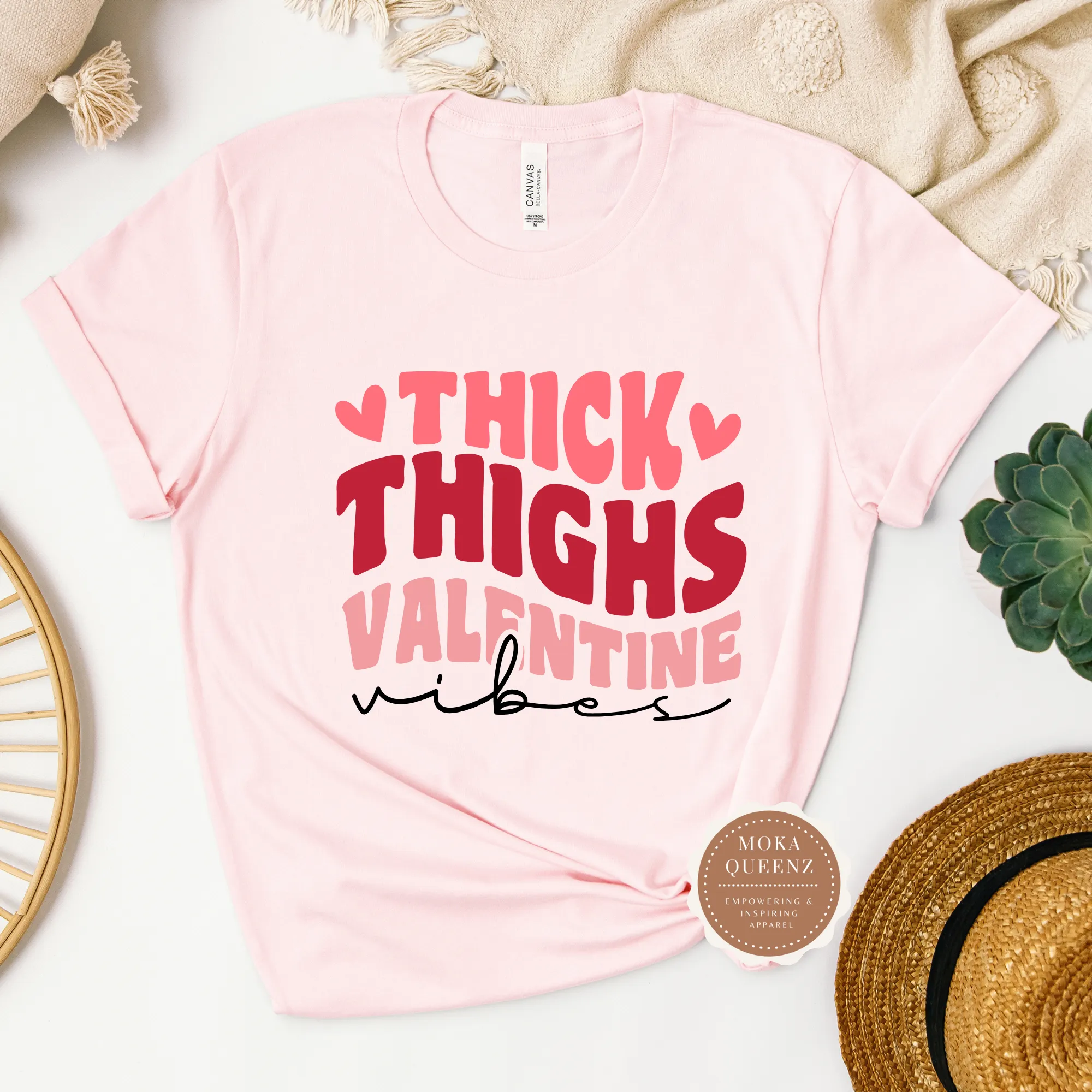 Thick Thighs Valentines T Shirt