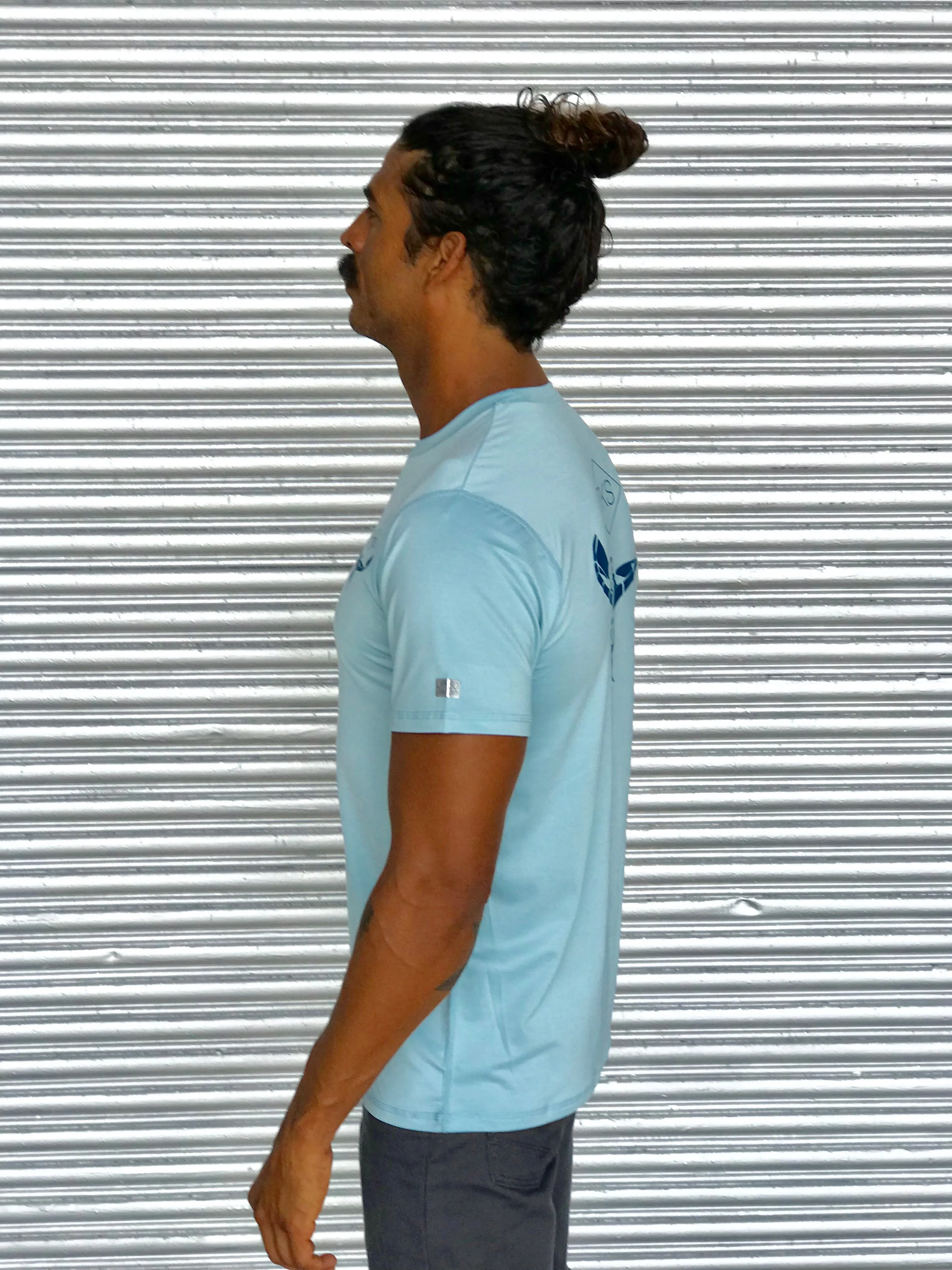 TKS Hybrid Pro Sunshirt - Light Blue SS