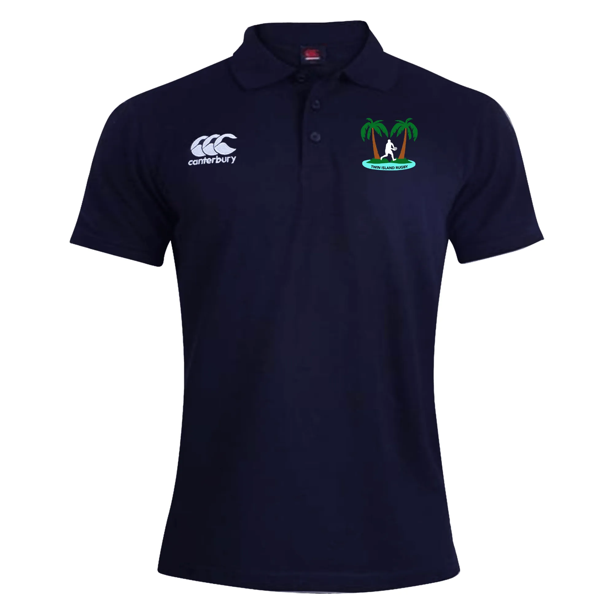 Twin Island Rugby Waimak Polo by Canterbury