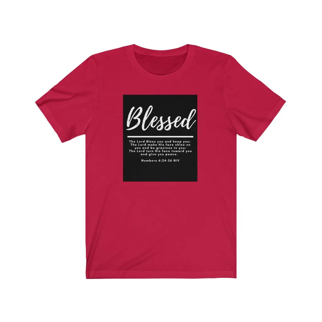 Unisex Jersey Short Sleeve Tee (Black Love Rocks Original Design - Blessed)