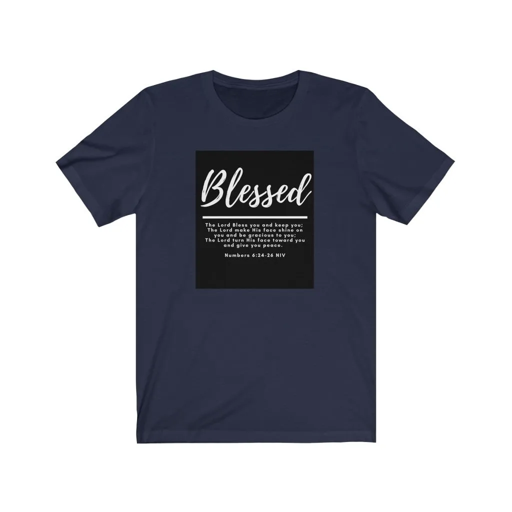 Unisex Jersey Short Sleeve Tee (Black Love Rocks Original Design - Blessed)
